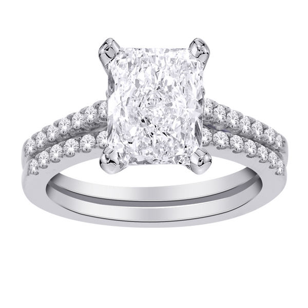 Bague diamants de Laboratoire Double