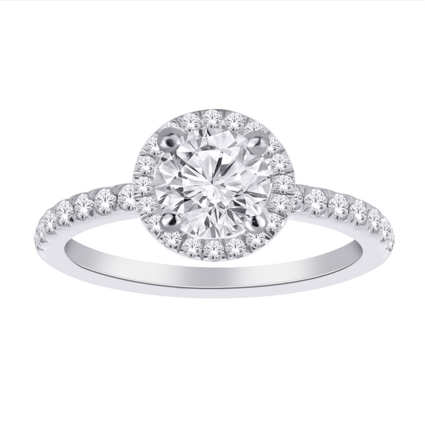 Bague diamants de Laboratoire Halo