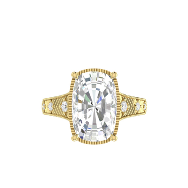 Bague Vintage avec Diamants de Laboratoire