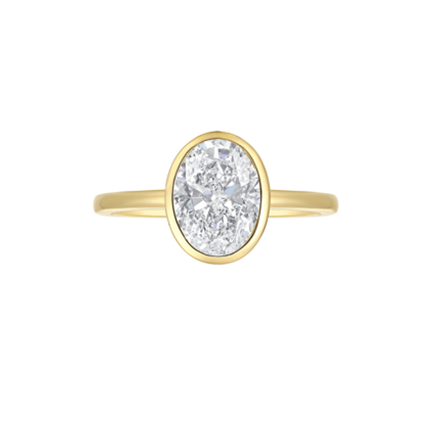 Bague Solitaire avec Diamant de Laboratoire