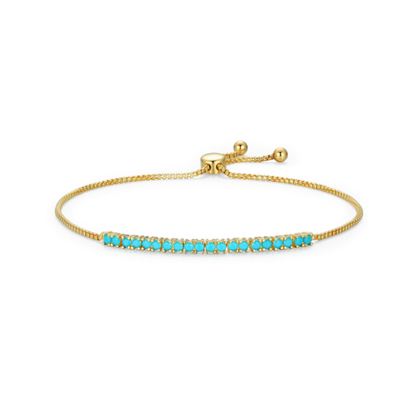 Reign Turquoise Silver Bracelet