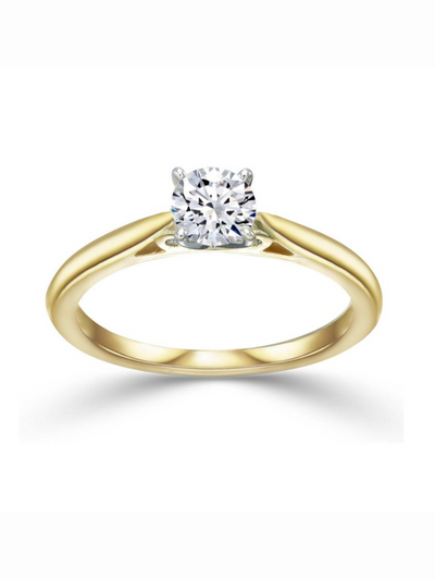 Bague diamants de Laboratoire Solitaire