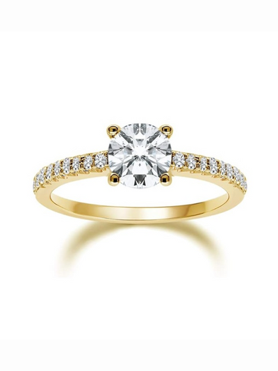 Bague diamants de Laboratoire