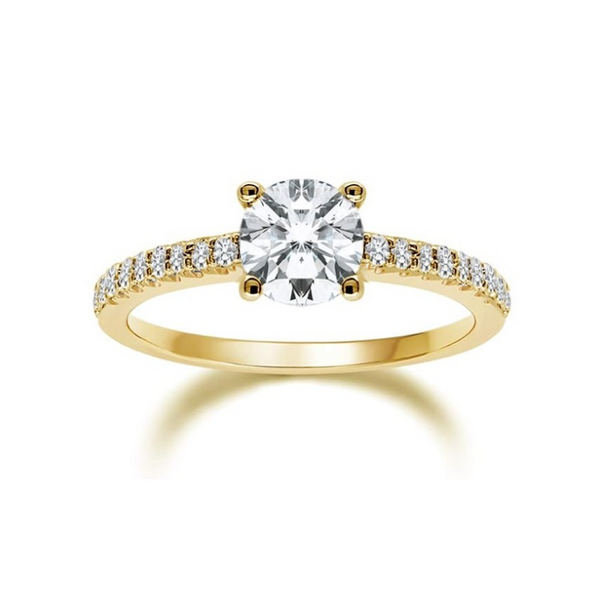 Bague diamants de Laboratoire
