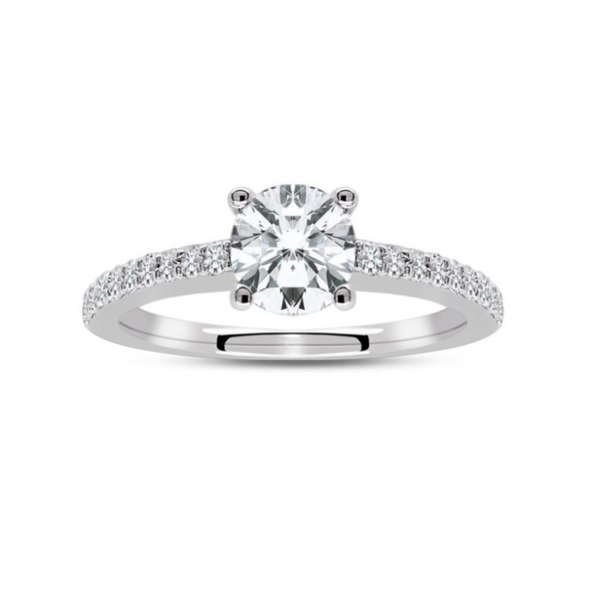 Bague diamants de Laboratoire