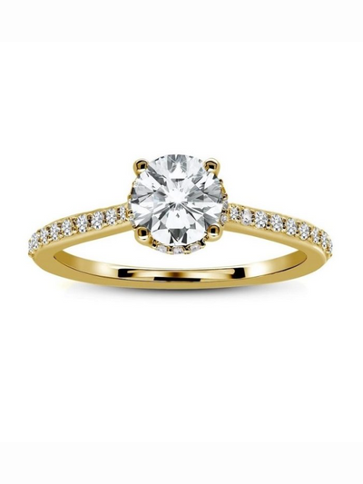 Bague diamants de Laboratoire
