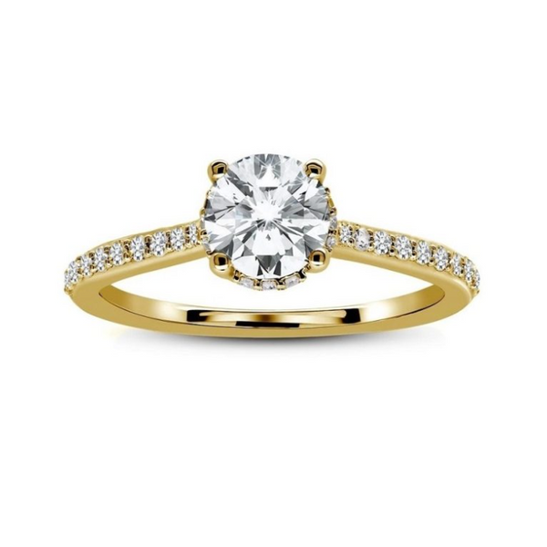 Bague diamants de Laboratoire