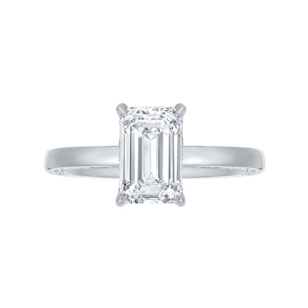 Bague diamants de Laboratoire Halo Caché