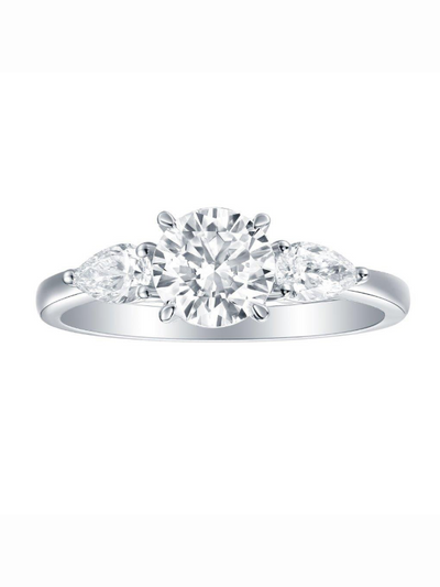 Bague diamants de Laboratoire Trinité