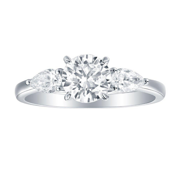 Bague diamants de Laboratoire Trinité