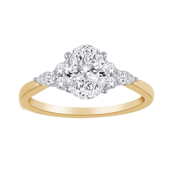 Bague diamants de Laboratoire