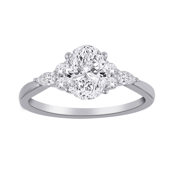 Bague diamants de Laboratoire