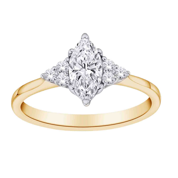 Bague diamants de Laboratoire