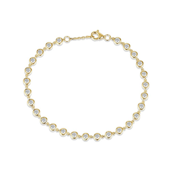 Bracelet en or et diamants