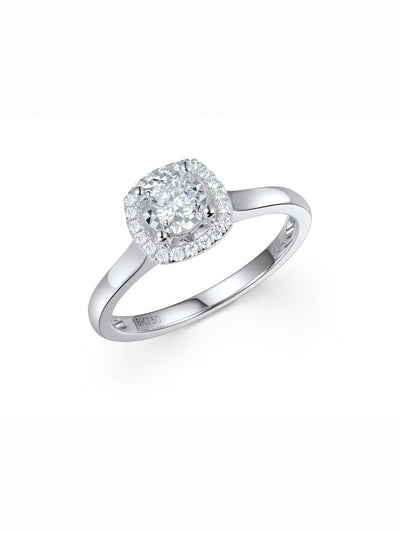 Bague à diamants Halo