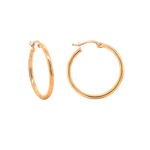 Boucles d'oreilles Anneaux Or Rose