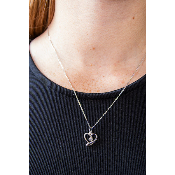 Pendentif en or en forme de coeur