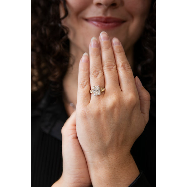 Bague Vintage avec Diamants de Laboratoire