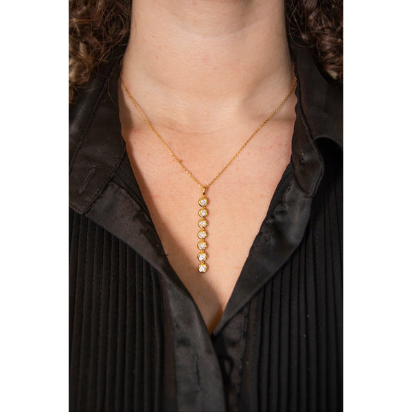 Collier Reign en argent et CZ