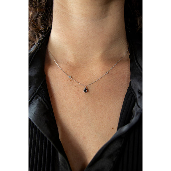 Collier en or diamants & émeraude