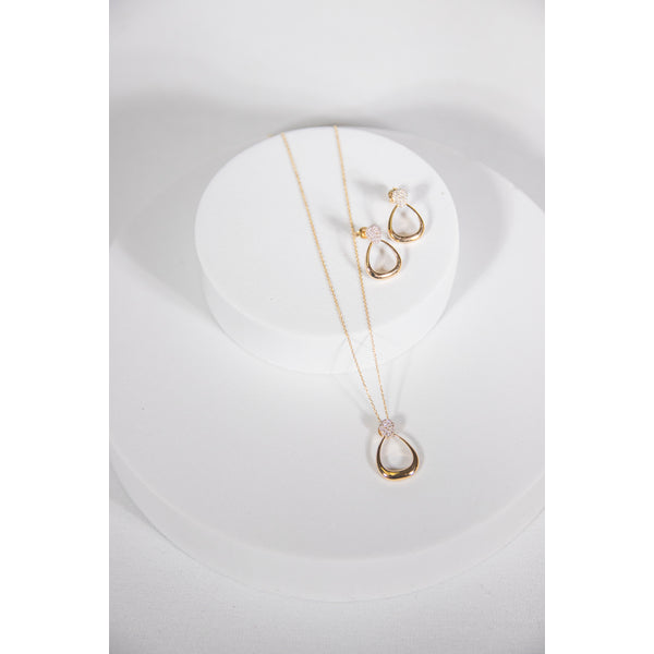 Collier en or avec diamants