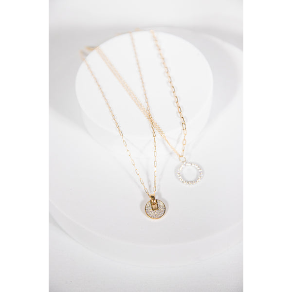 Collier en or avec diamants