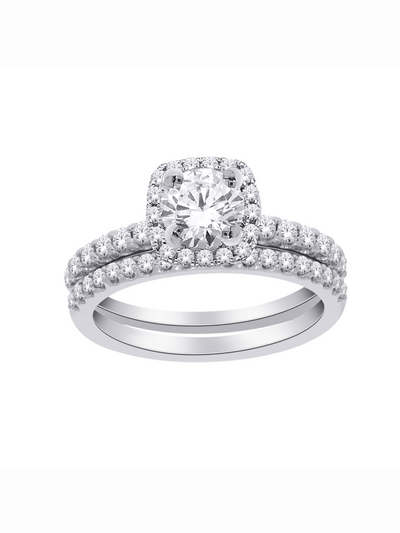Bague diamants de Laboratoire Halo