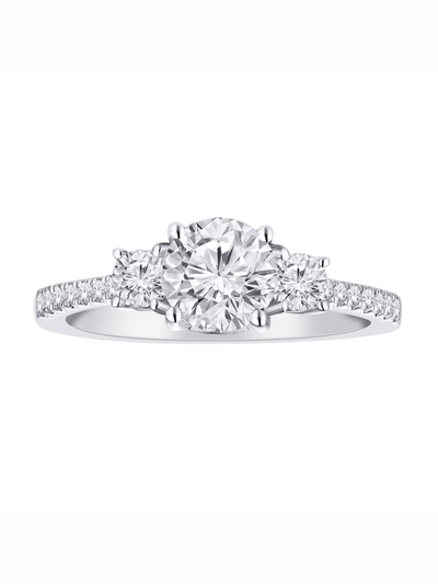 Bague diamants de Laboratoire Trinité