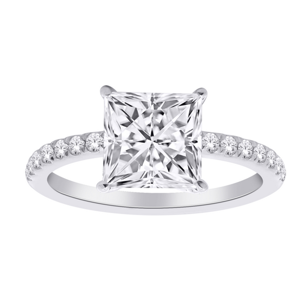Bague diamants de Laboratoire Princesse