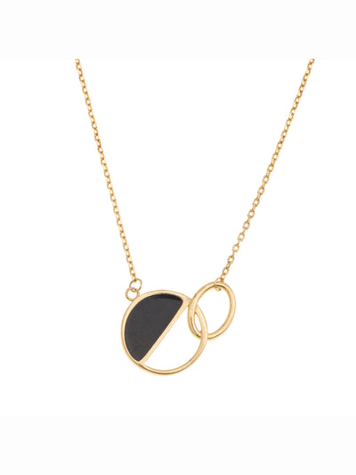 Collier en or avec Onyx