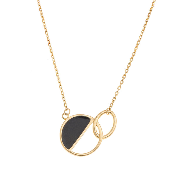 Collier en or avec Onyx