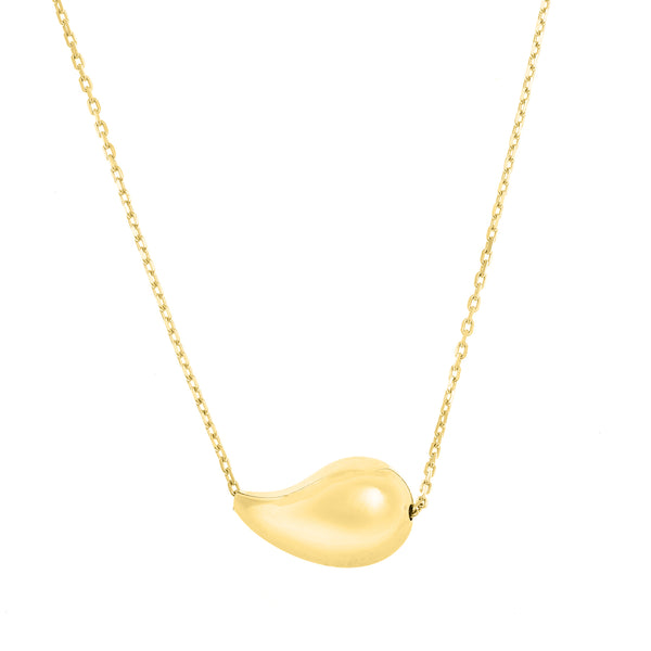 Gold drop necklace