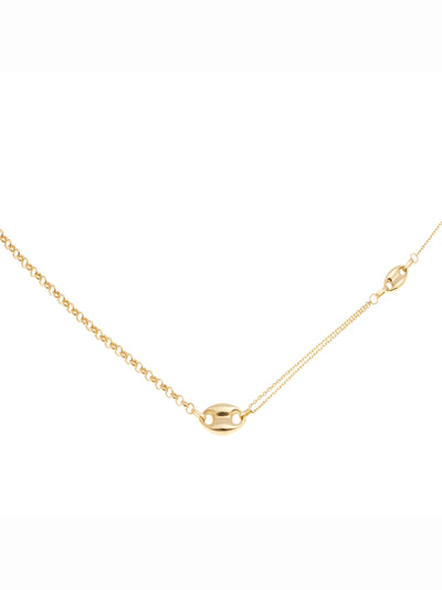 Collier en or asymétrique