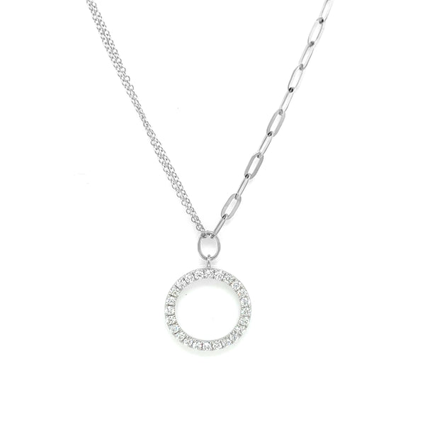Collier en or avec diamants