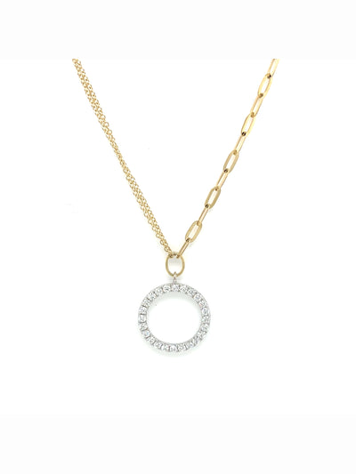 Collier en or avec diamants