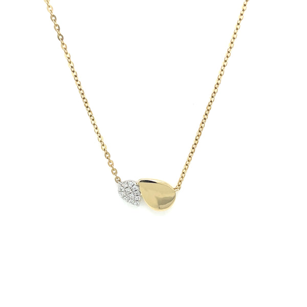 Collier en or avec diamants