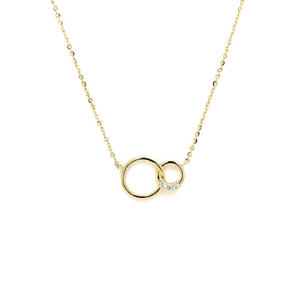 Collier en or avec diamants
