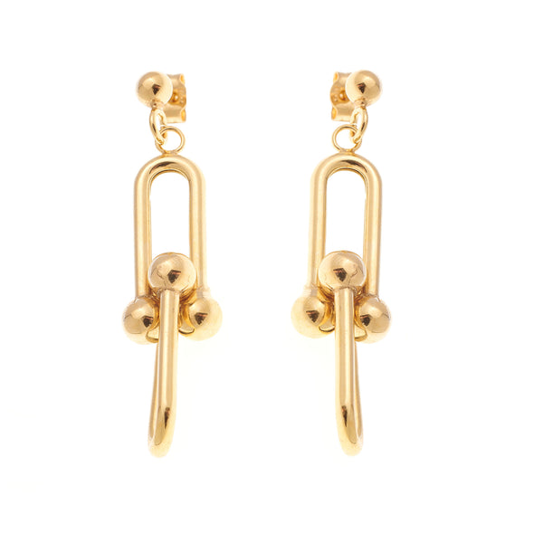 Gold earrings