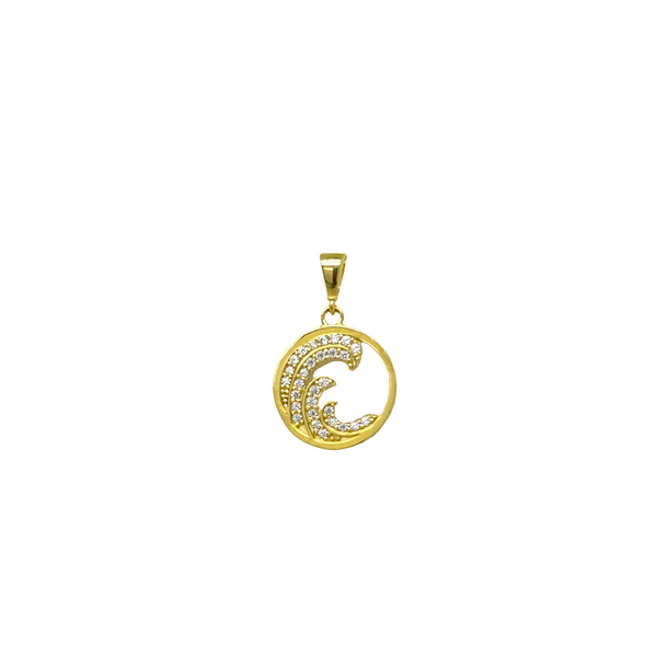 Gold Sea Pendant