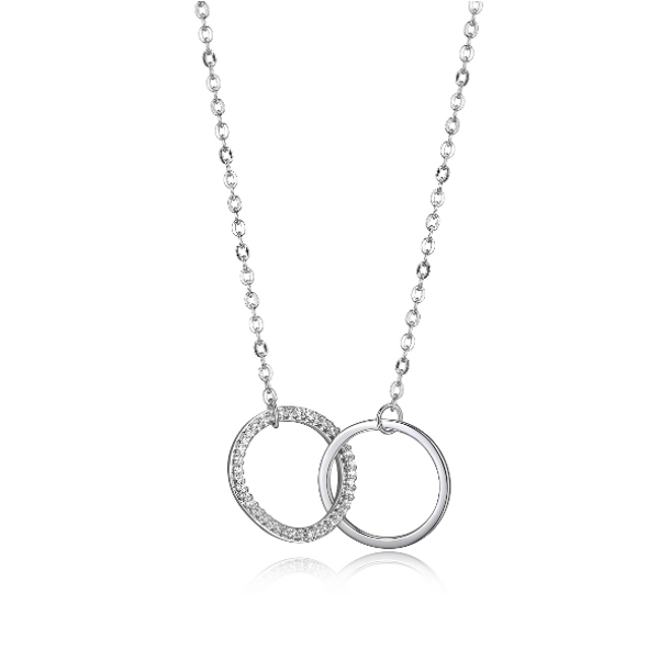 Collier Reign en argent et CZ