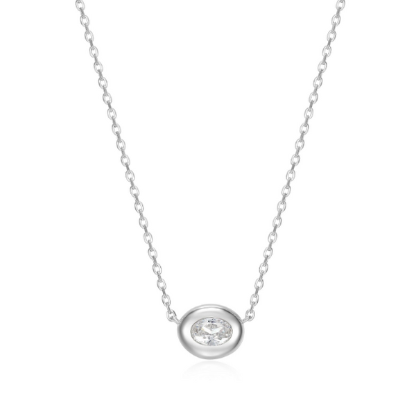 Collier Reign en argent et CZ