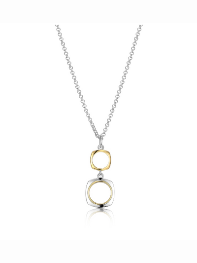 Collier avec pendentif en argent ELLE