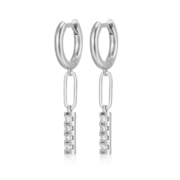 Boucles d'oreilles en argent Reign
