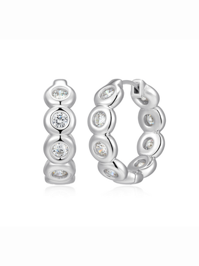 Boucles d'oreilles en argent Reign