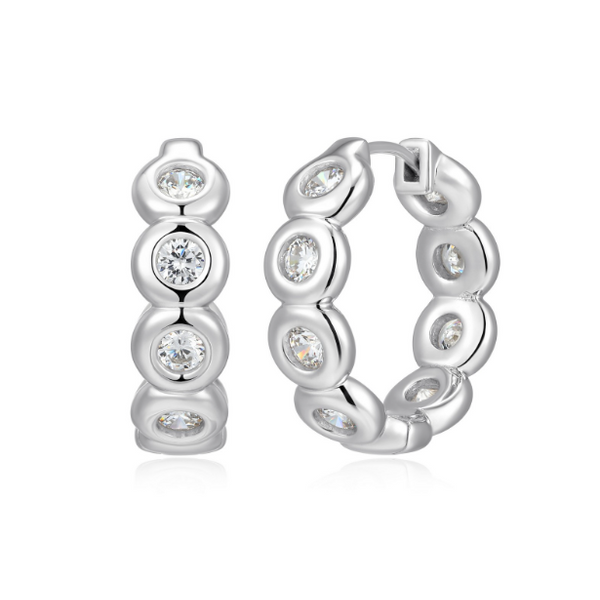 Boucles d'oreilles en argent Reign