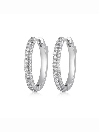Boucles d'oreilles en argent ELLE