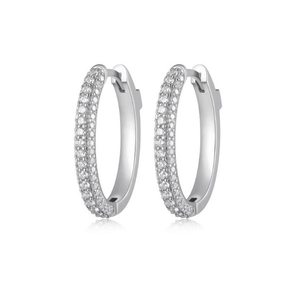 Boucles d'oreilles en argent ELLE