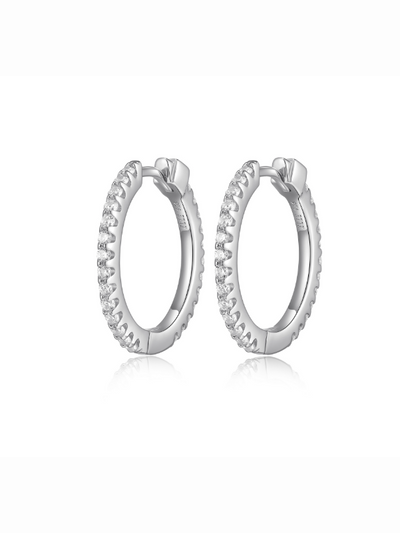 Boucles d'oreilles en argent ELLE
