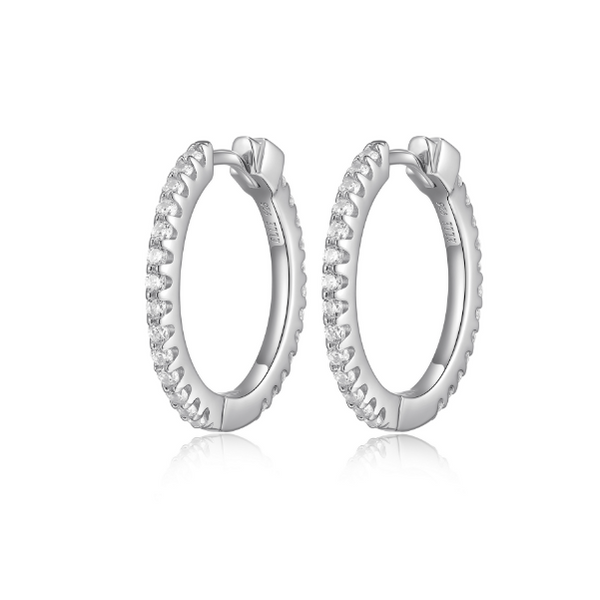 Boucles d'oreilles en argent ELLE