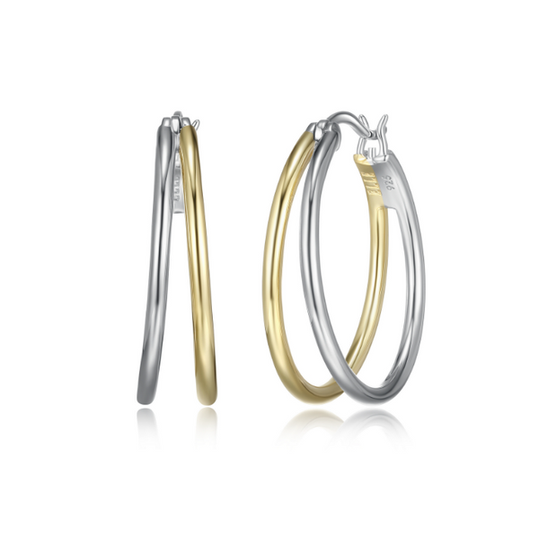 Boucles d'oreilles en argent ELLE